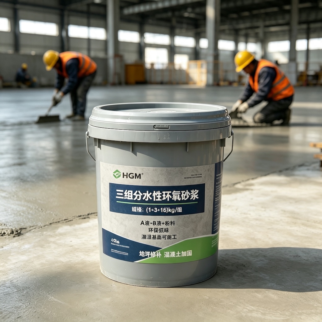 新兴三组份水性环氧砂浆
